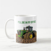 Funny Tractor Farm Office Work Kaffeetasse (Links)