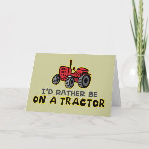Funny Tractor Karte
