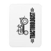 Funny Tractor Magnet (Vertikal)