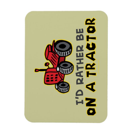 Funny Tractor Magnet (Vertikal)