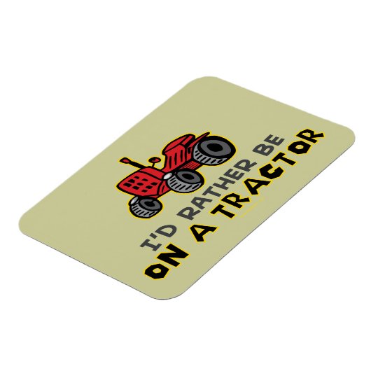 Funny Tractor Magnet (Linke Seite)