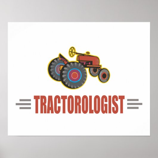 Funny Tractor Poster (Vorne)