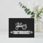 Funny Tractor Postkarte (Stehend Vorderseite)