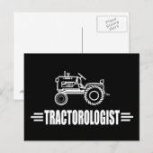 Funny Tractor Postkarte (Vorne/Hinten)