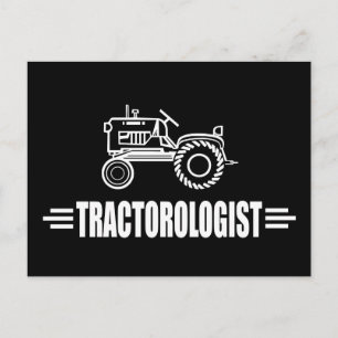 Funny Tractor Postkarte
