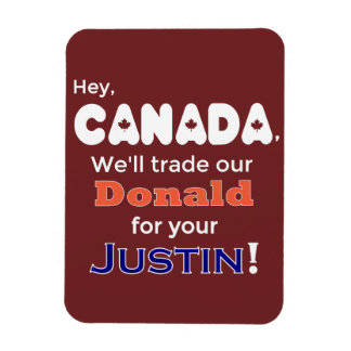 Funny Trade Donald für Justin Magnet