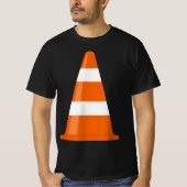 Funny Traffic Cone Costume Easy Simple Halloween C T-Shirt (Vorderseite)