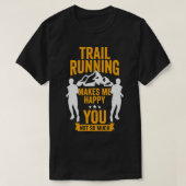 Funny Trail Runner Geschenk T-Shirt (Design vorne)