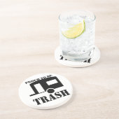 Funny Trailer Park Sandstone Untersetzer (Seite)