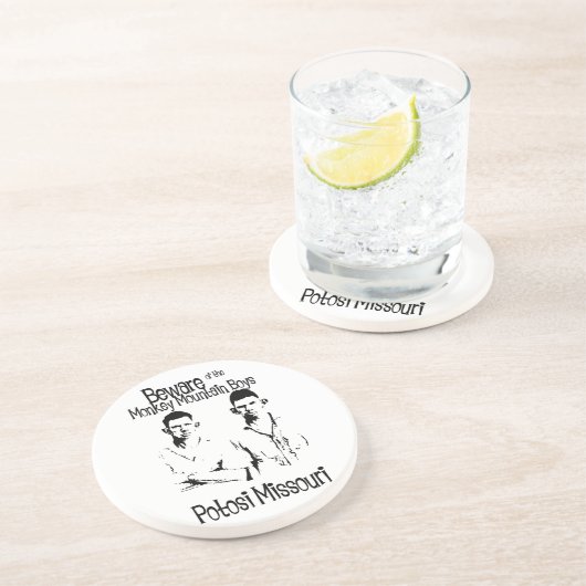 Funny Trailer Park Sandstone Untersetzer (Seite)