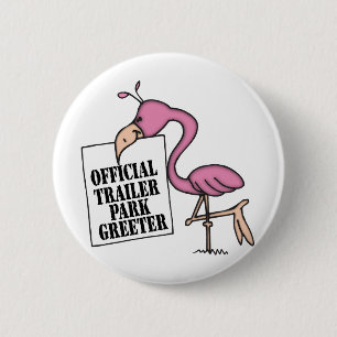 Funny Trailer Park Shirt Button