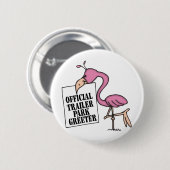 Funny Trailer Park Shirt Button (Vorne & Hinten)