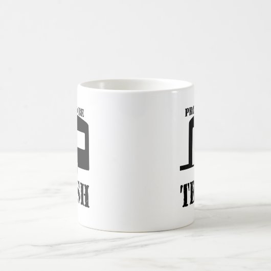 Funny Trailer Park Shirt Kaffeetasse (Mittel)