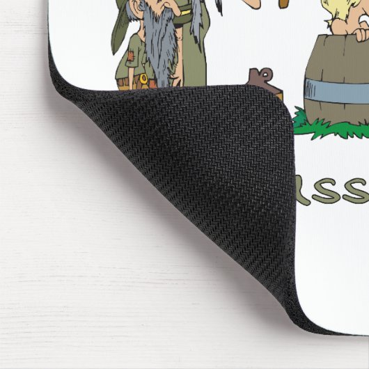 Funny Trailer Park Shirt Mousepad (Ecke)