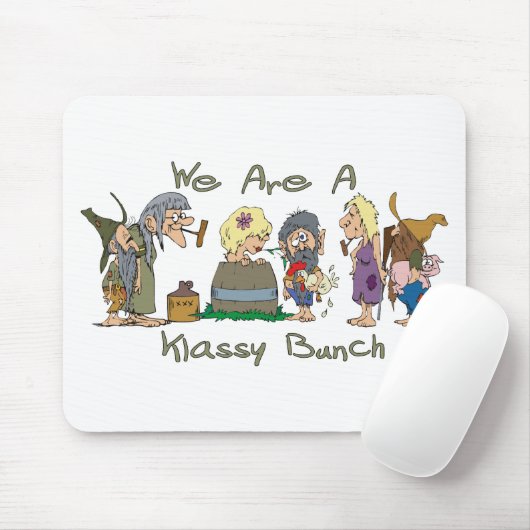 Funny Trailer Park Shirt Mousepad (Mit Mouse)