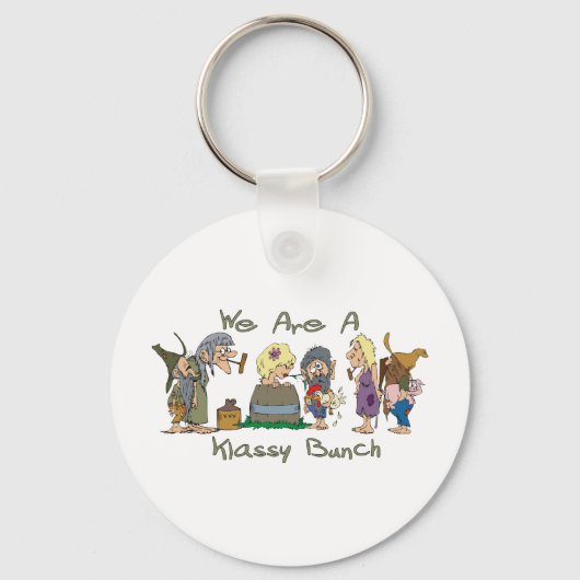 Funny Trailer Park Shirt Schlüsselanhänger (Vorderseite)