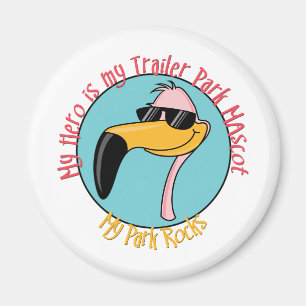 Funny Trailer Park Shirt und Geschenke Magnet