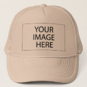 Funny Trailer Park Trailer Trash Hat! Truckerkappe (Vorderseite)