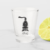 Funny Train Chug Choo Choo Schnapsglas (Vorderseite)