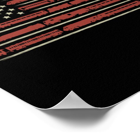 Funny Train Collector Gift Erwachsene Leiter Model Poster (Ecke)