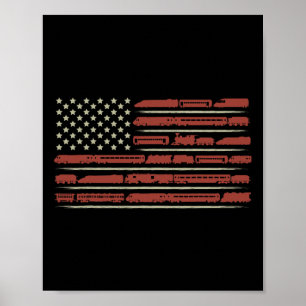 Funny Train Collector Gift Erwachsene Leiter Model Poster