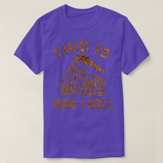 Funny Train Conductor Train Watching Geschenk 16 T-Shirt (Design vorne)