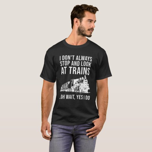 Funny Train Geschenk für Männer Frauen Kinder Cool T-Shirt (Vorne ganz)