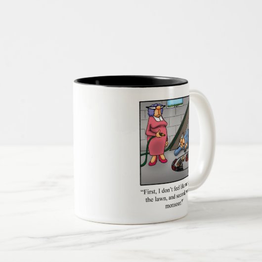 Funny Train Model Spaß Kaffeemaschine Tasse (VorderseiteRechts)