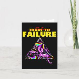 Funny Train to Failaching-Bodybuilding Karte