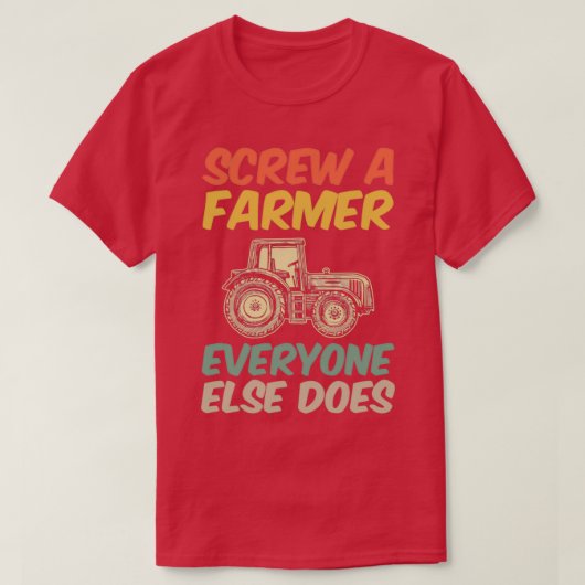 Funny Traktor Geschenk schrauben einen Bauer jeder T-Shirt (Design vorne)