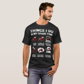 Funny Traktor liebt 6 Dinge, die ich in meinem Spa T-Shirt (Vorne ganz)