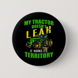 Funny Traktor - Mein Traktor läuft nicht aus Button