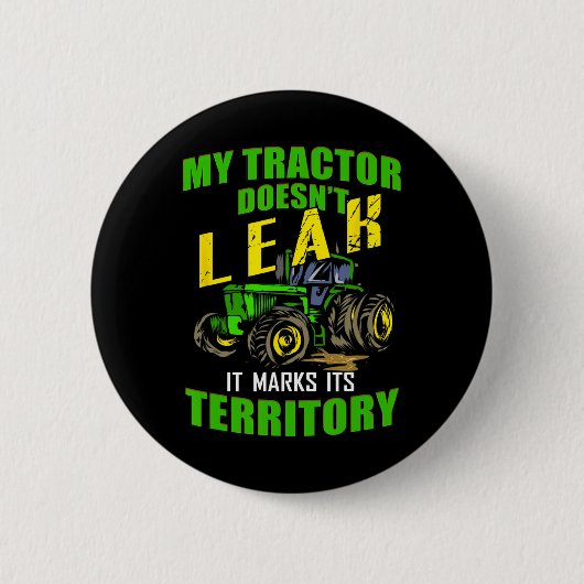 Funny Traktor - Mein Traktor läuft nicht aus Button (Vorderseite)
