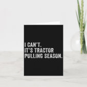Funny Traktor Pulling Ich kann es nicht sein Trakt Karte (Vorderseite)