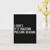 Funny Traktor Pulling Ich kann es nicht sein Trakt Karte (Gelbe Blume)