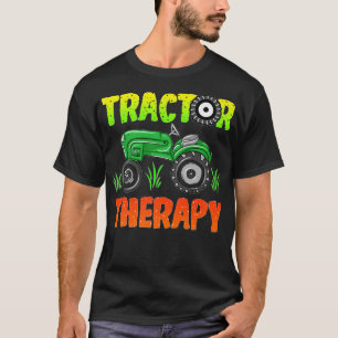 Funny Traktor Therapie für jeden Bauer und Traktor T-Shirt