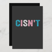 Funny Transgender Pride kann nicht LGBTQ Trans Fla Ankündigung (Vorne/Hinten)