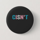 Funny Transgender Pride kann nicht LGBTQ Trans Fla Button (Vorderseite)