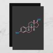 Funny Transgender Trans LGBT Privileg Rechte Estro Einladung (Vorne/Hinten)