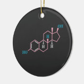 Funny Transgender Trans LGBT Privileg Rechte Estro Keramik Ornament (Links)