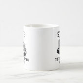 Funny Transport Semi Truck Driver Individuelle Nam Kaffeetasse (Mittel)