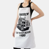 Funny Transport Semi Truck Driver Individuelle Nam Schürze (InSitu)