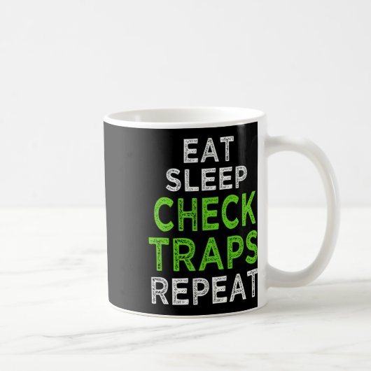 Funny Trapping Furbearer Jagen Kaffeetasse (Rechts)