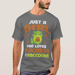 Funny Trash Panda Avocado Tiermütter Frauen T-Shirt