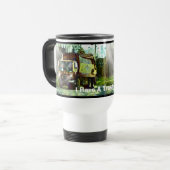 FUNNY TRASH TRUCK DRIVER'S COFFEE TASSE (Vorderseite Links)