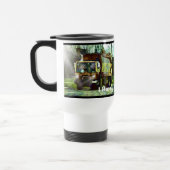 FUNNY TRASH TRUCK DRIVER'S COFFEE TASSE (Links)