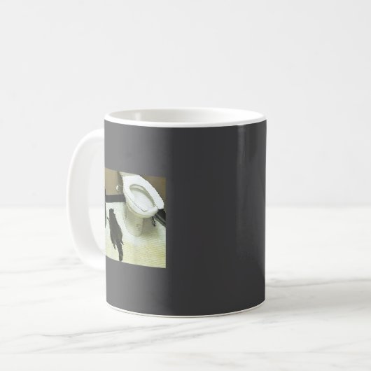Funny Trashed Panda Drunk Racoon  Kaffeetasse (Vorderseite Links)