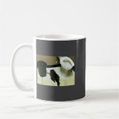 Funny Trashed Panda Drunk Racoon  Kaffeetasse (Links)