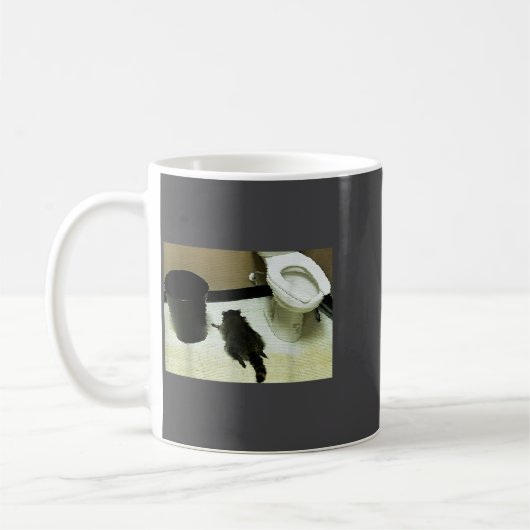 Funny Trashed Panda Drunk Racoon Kaffeetasse (Links)