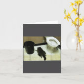 Funny Trashed Panda Drunk Racoon  Karte (Gelbe Blume)